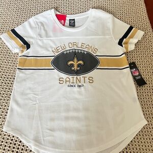 New Orleans Saints Women’s White T-Shirt